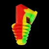 NEXARILAB Classic Silicone Cart Rig Adapter - Silicone Blue