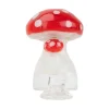NEXARILAB Elite Glass Mouthpiece - Red Mushroom