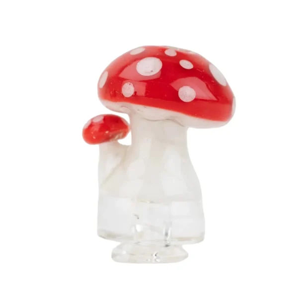 NEXARILAB Elite Glass Mouthpiece - Red Mushroom